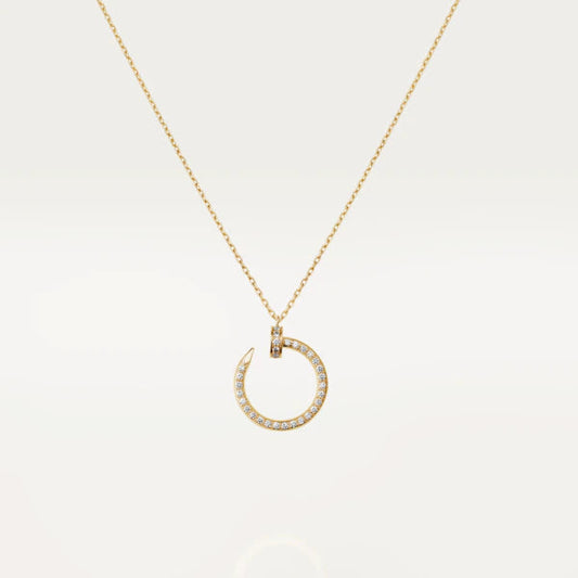[vivabelle]JUSTE NECKLACE GOLD DIAMONDS