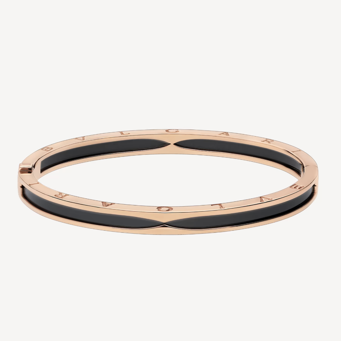 [vivabelle]ZERO 1 PINK GOLD WITH BLACK CERAMIC BRACELET