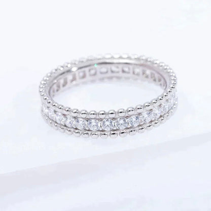[vivabelle]PERLEE DIAMOND SILVER RING
