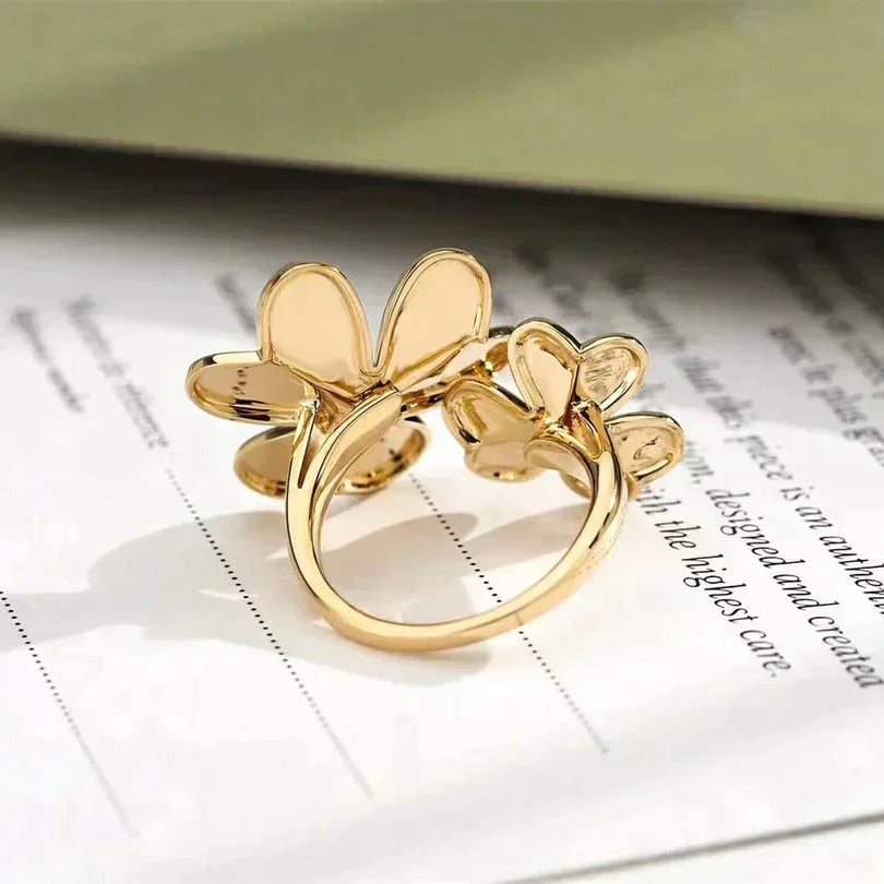 [vivabelle]CLOVER COMOS GOLD DIAMOND RING