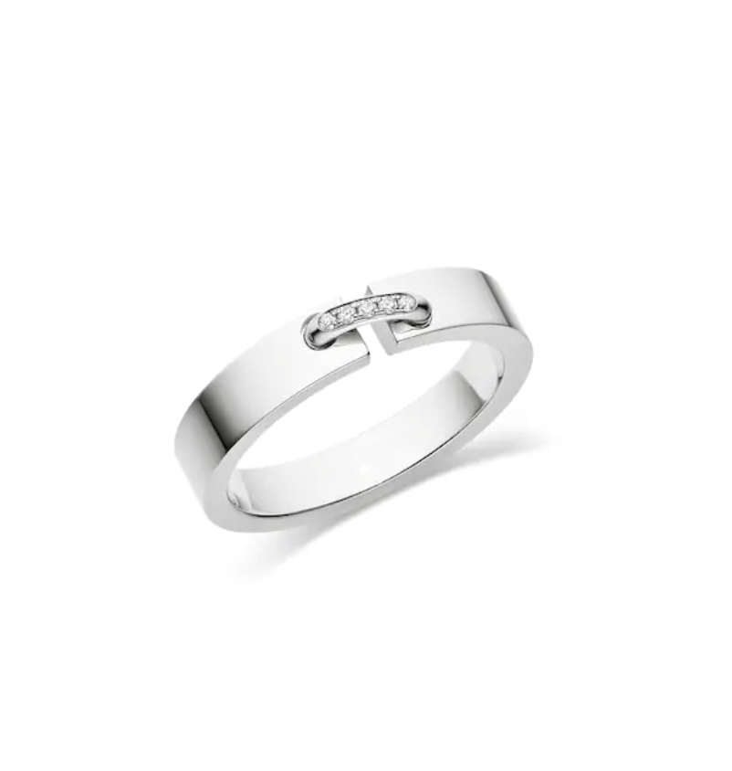 [vivabelle]ALLIANCE LIENS VIDENCE DIAMOND 4MM RING