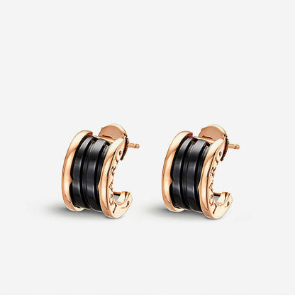 [vivabelle]ZERO 1 PINK GOLD CERAMIC EARRINGS