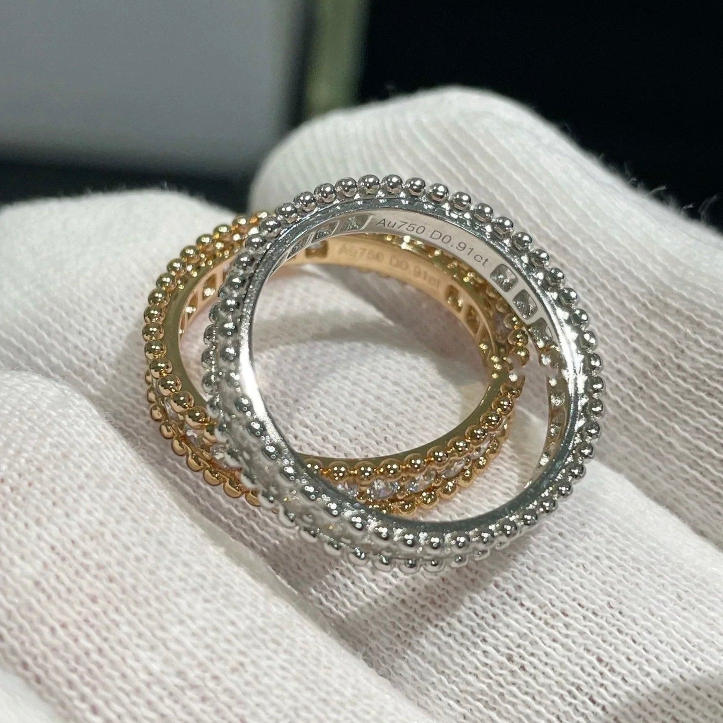 [vivabelle]PERLEE DIAMOND ROSE GOLD RING