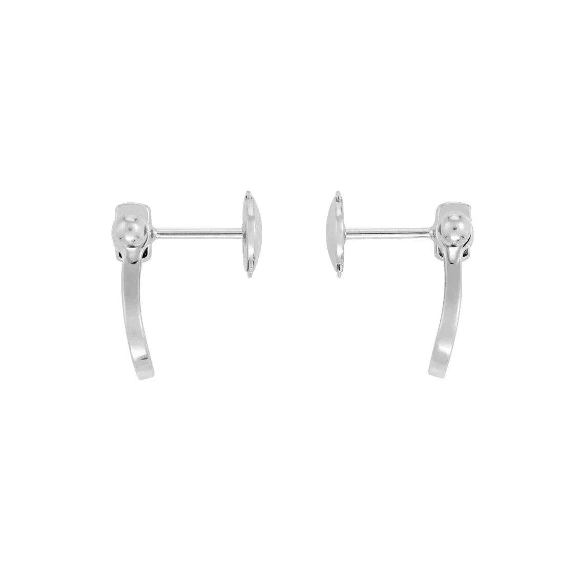 [vivabelle]FORCE 10 FULL DIAMOND STUD EARRINGS MINI MODEL