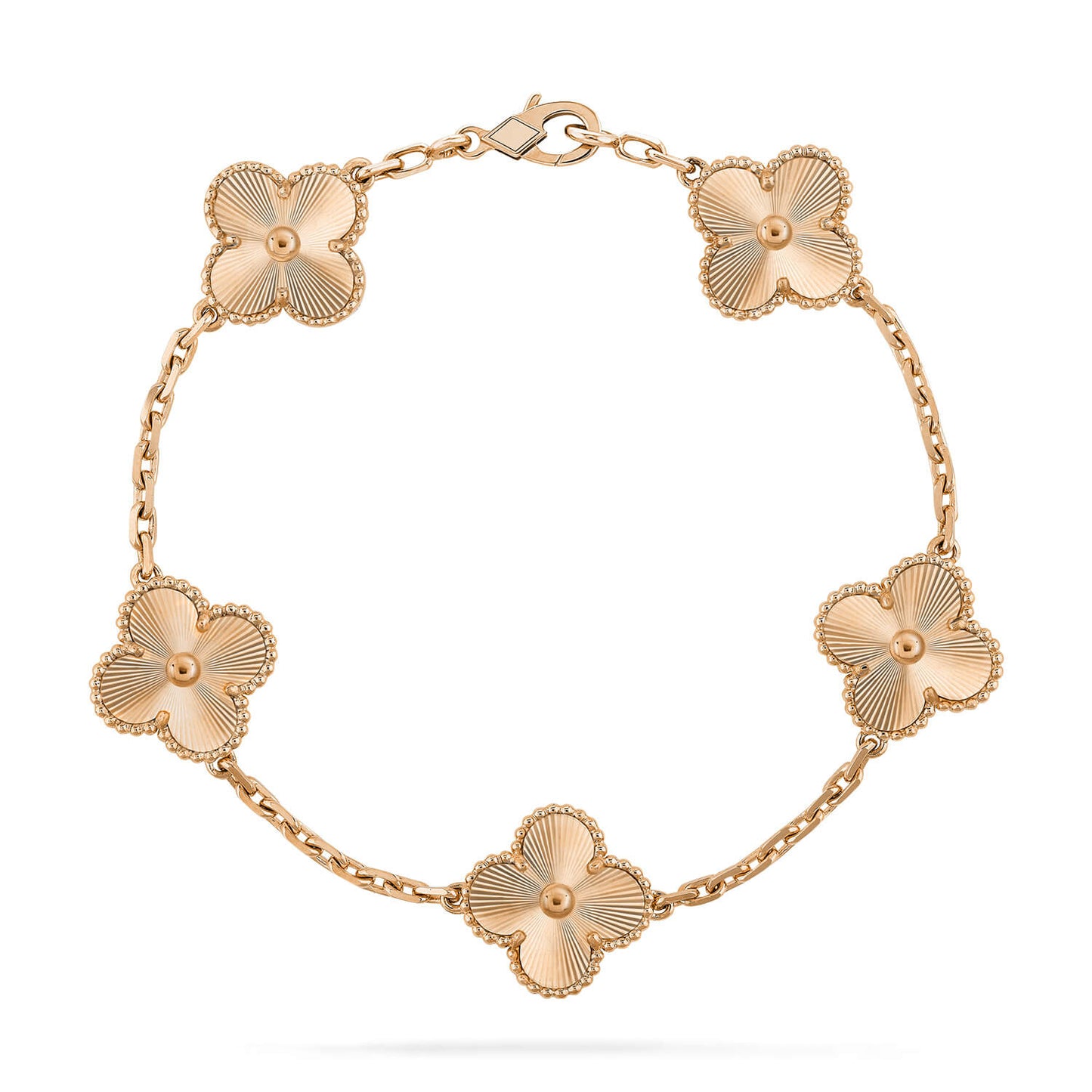 [vivabelle]CLOVER 5 FLOWERS LASER BRACELET