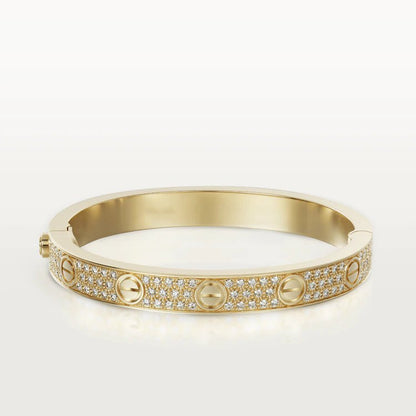 [vivabelle]LOVE BRACELET 6.1MM DIAMOND-PAVED