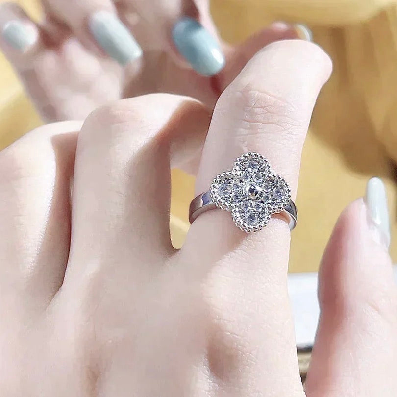 [vivabelle]CLOVER DIAMOND RING