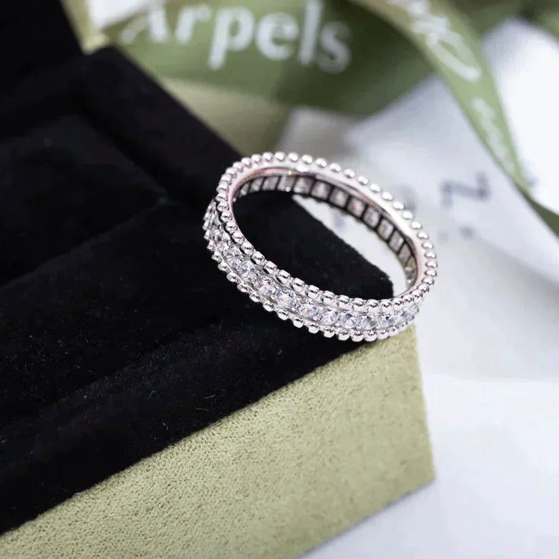 [vivabelle]PERLEE DIAMOND SILVER RING