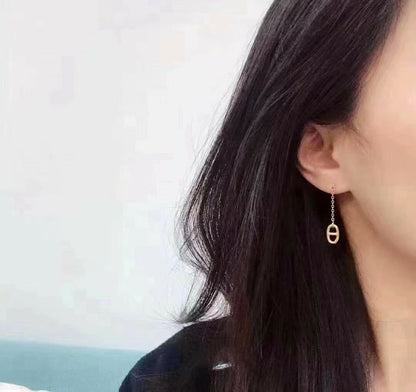 [vivabelle]CHAINE TASSEL EARRINGS