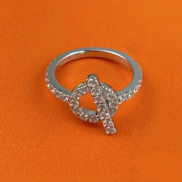 [vivabelle]ECHAPPEE RING SILVER DIAMOND