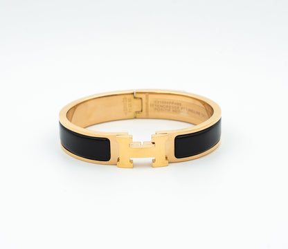 [vivabelle]H BLACK BRACELET