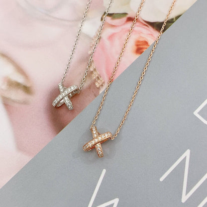 [vivabelle]JEUX DE DIAMOND NECKLACE