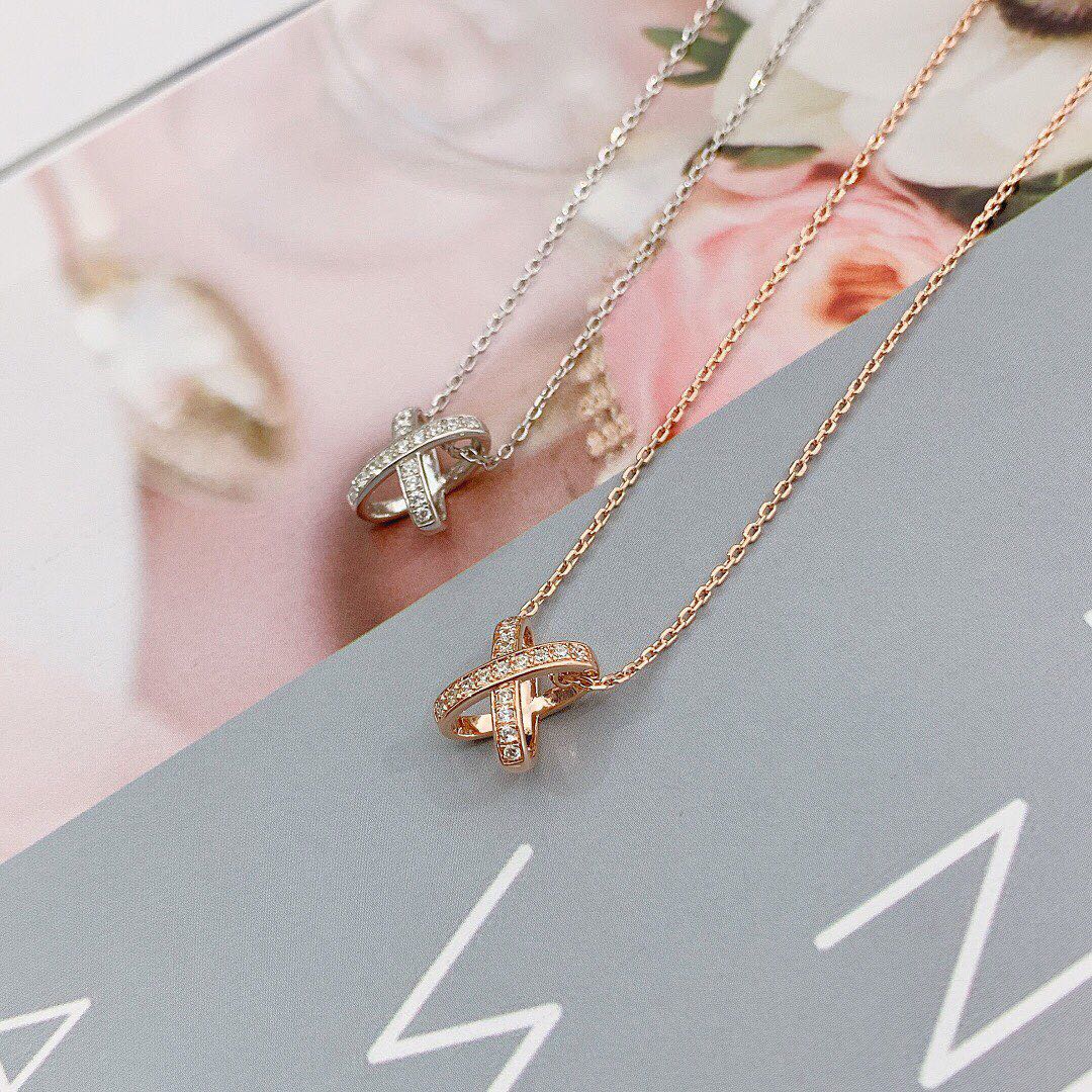 [vivabelle]JEUX DE DIAMOND NECKLACE