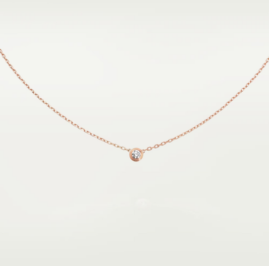 [vivabelle]DAMOUR DIAMOND NECKLACE