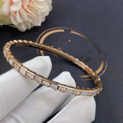 [vivabelle]SERPENTI BRACELET PINK GOLD MOP DIAMOND