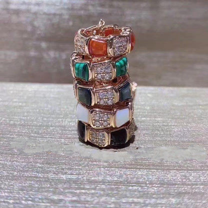 [vivabelle]SERPENTI PEDANT DIAMOND NECKLACE