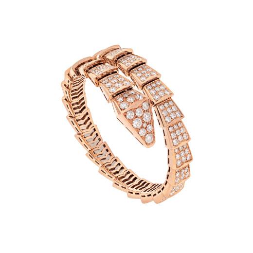 [vivabelle]SERPENTI BRACELET 8MM PINK GOLD DIAMOND