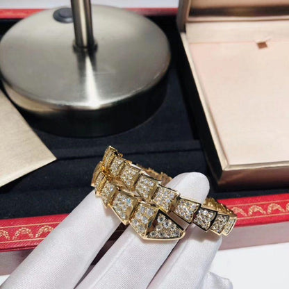 [vivabelle]SERPENTI BRACELET 8MM GOLD DIAMOND