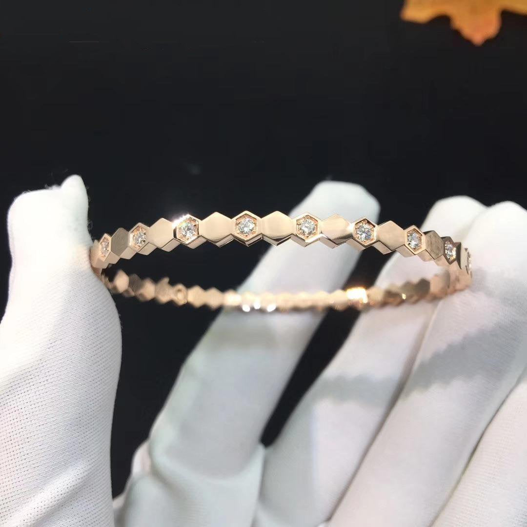 [vivabelle]BEE LOVE SILVER DIAMOND BRACELET