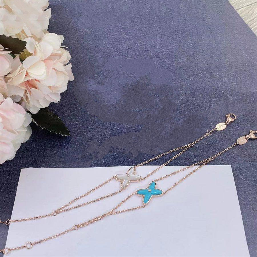 [vivabelle]JEUX BRACELET TURQUOISE PINK GOLD 1 DIAMOND