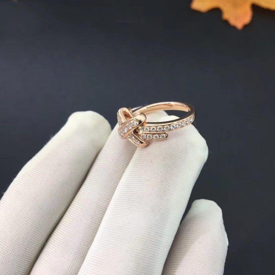 [vivabelle]JEUX DE RING PINK GOLD DIAMOND