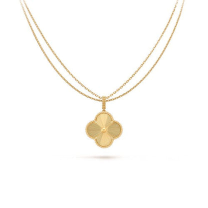 [vivabelle]CLOVER 25MM PEDANT NECKLACE GOLD