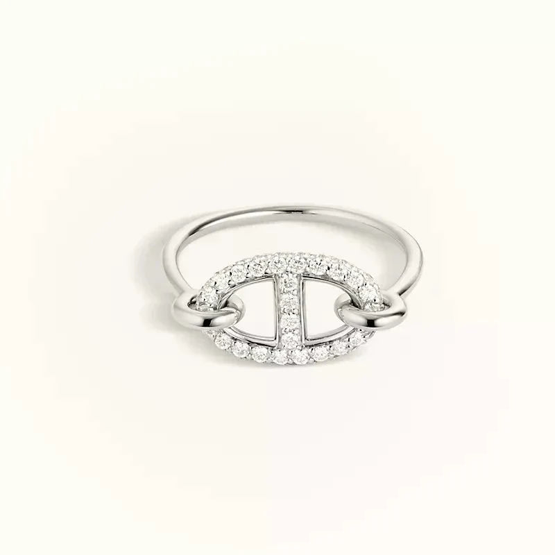 [vivabelle]RONDE SMALL SILVER DIAMOND RING