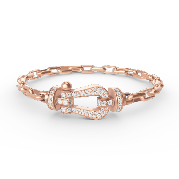 [vivabelle]FORCE LARGE HORSESHOE CLASP  METAL BRACELET