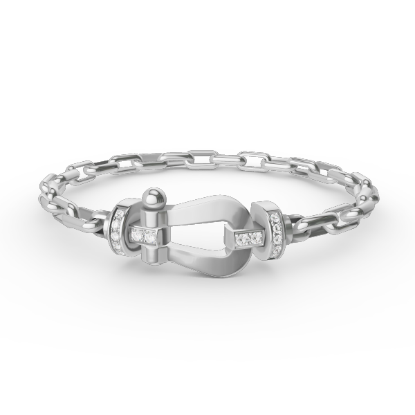 [vivabelle]FORCE LARGE HORSESHOE CLASP  METAL BRACELET