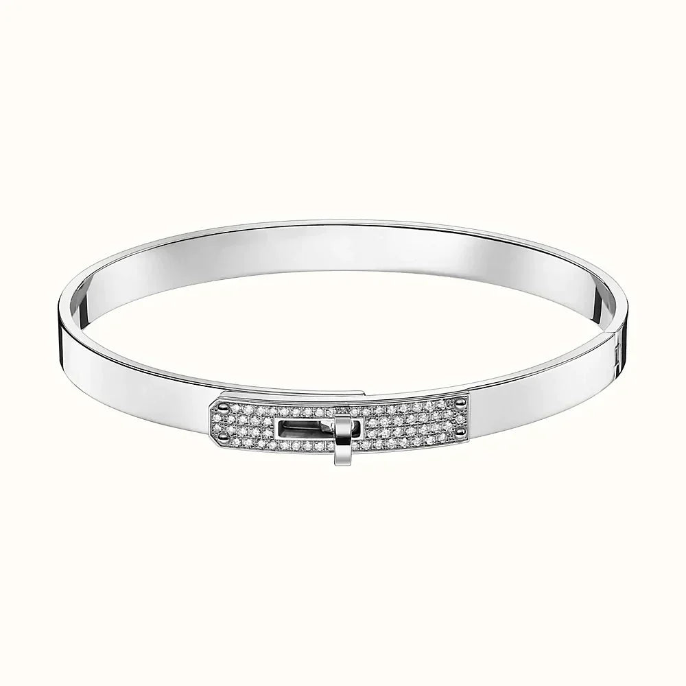 [vivabelle]KELLY SILVER DIAMOND BRACELET