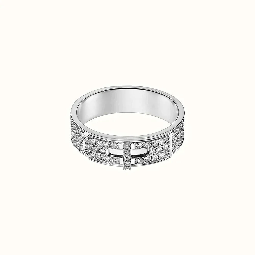 [vivabelle]KELLY SILVER DIAMOND RING