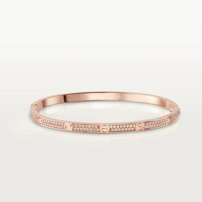 [vivabelle]LOVE BRACELET 3.65MM DIAMOND-PAVED