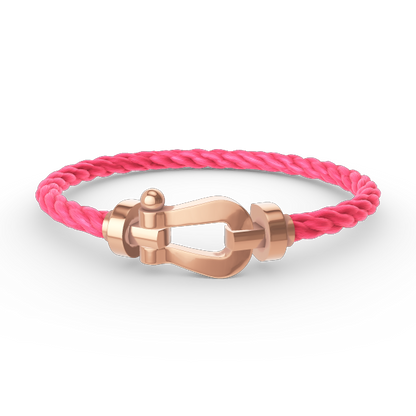 [vivabelle]FORCE LARGE HORSESHOE NO DIAMOND BRACELET ROSE GOLD
