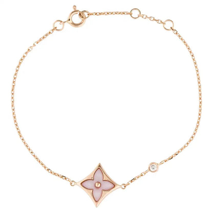 [vivabelle]STAR 1 DIAMOND PINK GOLD BRACELET
