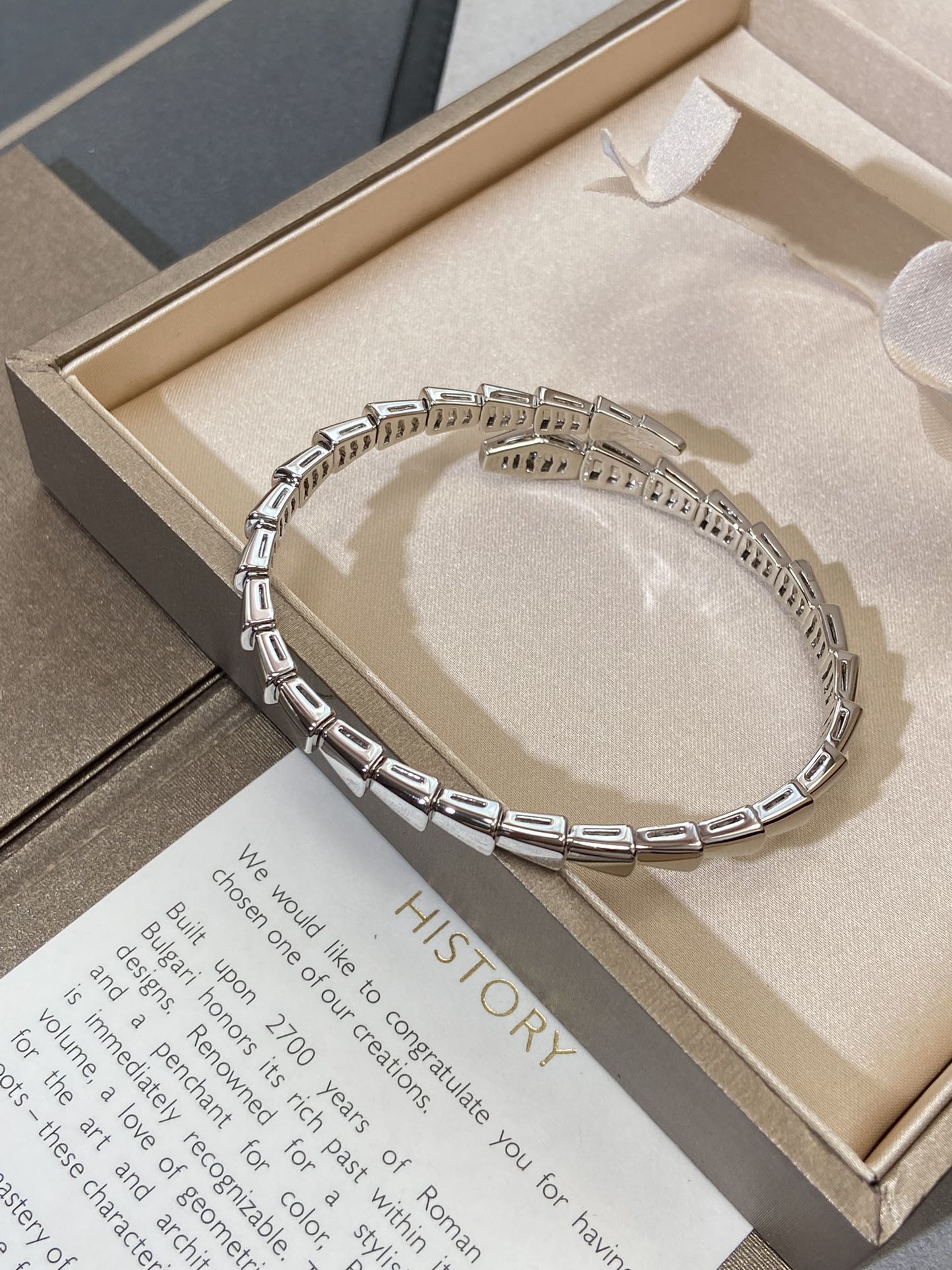 [vivabelle]SERPENTI VIPER SILVER BRACELET