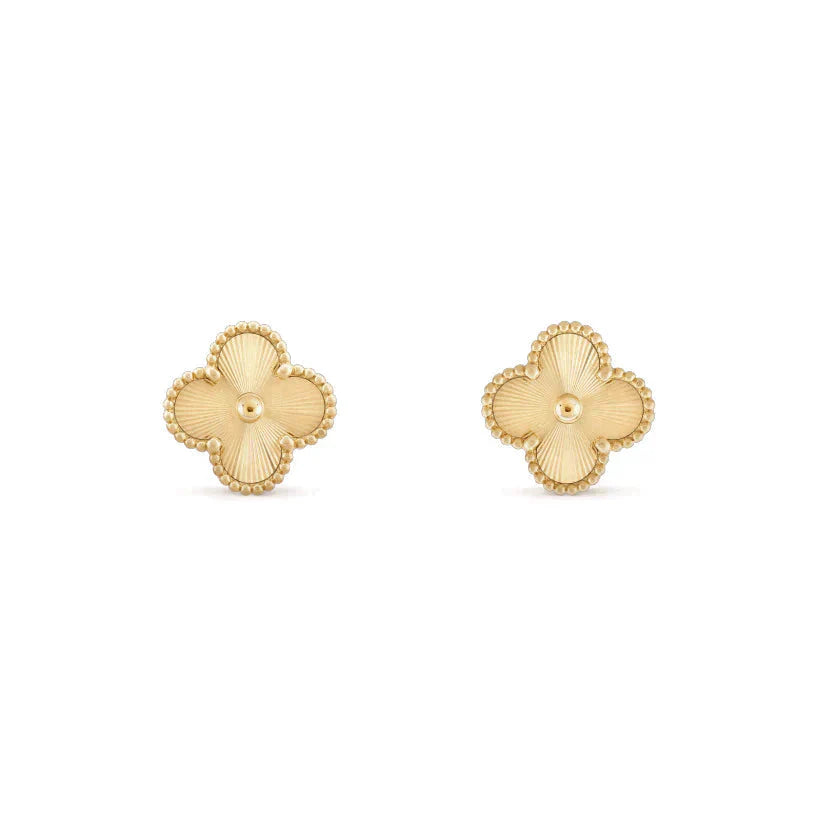 [vivabelle]CLOVER MEDIUM 1 MOTIFS LASER EARRINGS